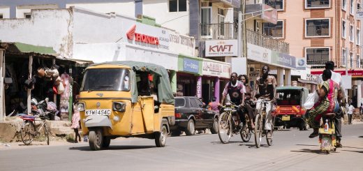 tuk tuk taxis in Mombasa